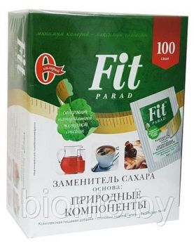 Заменитель сахара фитпарад №10, саше 100 шт*0,5г
