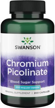 Swanson Хром пиколинат(200mcg) 100 капс.