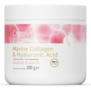 Морской коллаген OstroVit Marine Collagen + Hyaluronic Acid + Vitamin C 200 g