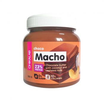 CHOCO MACHO Шоколадная паста с кокосом и кешью