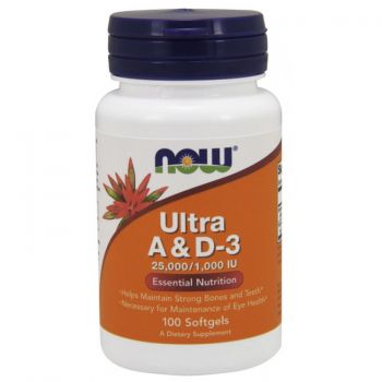 Ultra A / D-3 25000/1000 IU 100 softgels | Витамины А и Д-3